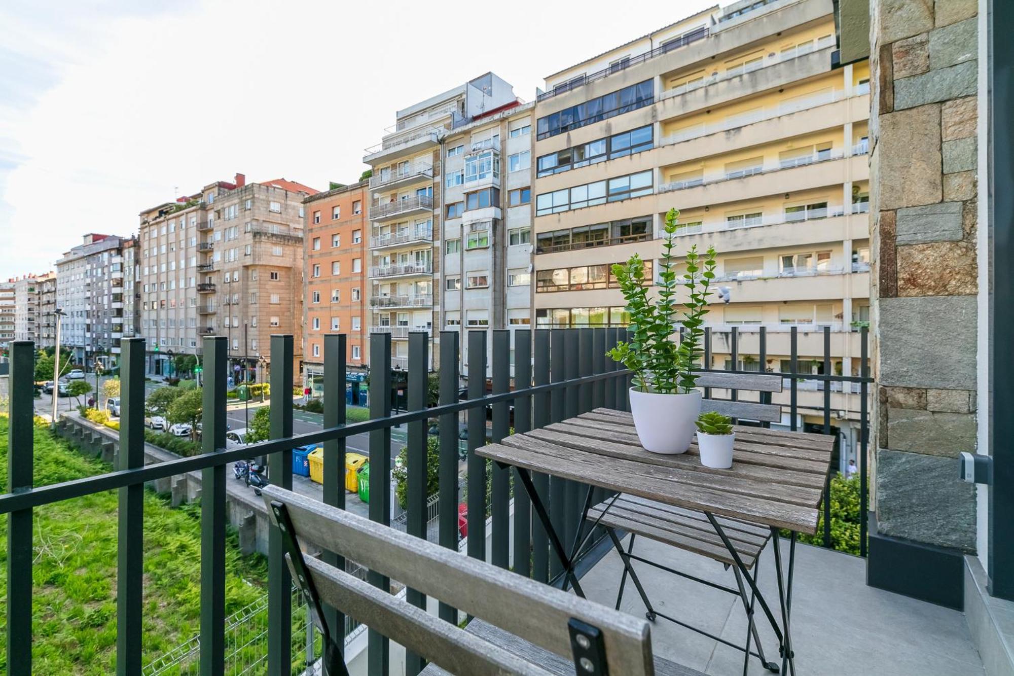 Elegante Y Luminoso En Vigo - Apto 6 By Cabana Rentals ภายนอก รูปภาพ